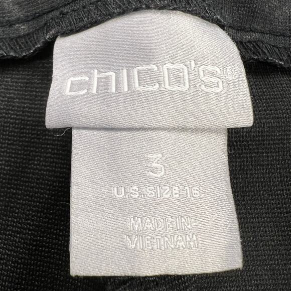 Chico’s Tone on Tone Cheetah Print Ponte Ankle Dress Pants Size 16 (Chico’s 3) - Picture 4 of 12